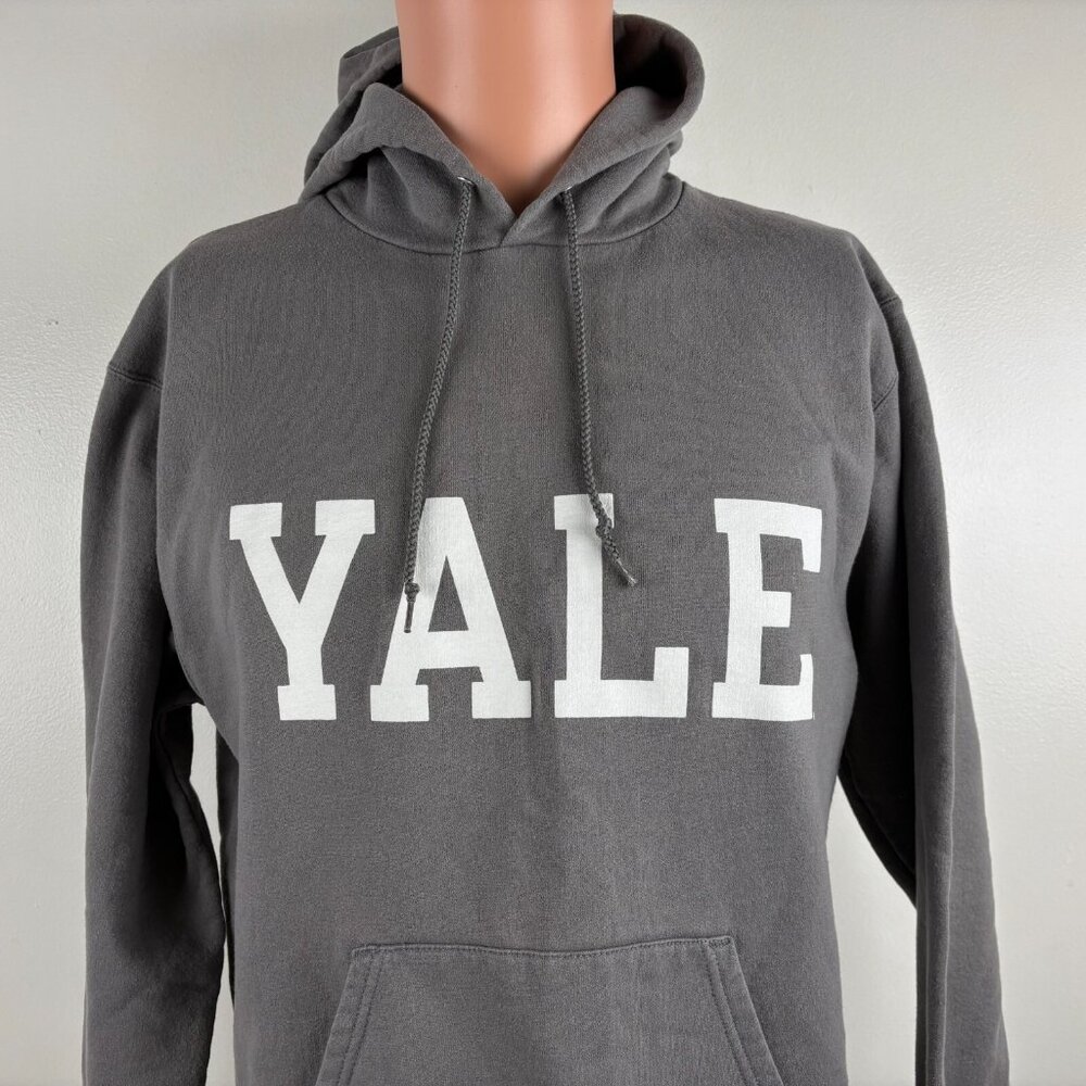 Vintage Champion Yale University Hoodie Sweatshirt Mens M Ivy League College - Picture 1 of 5